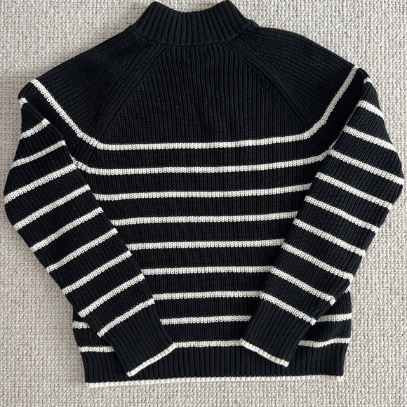 J Crew Navy/White Striped Sweater (S) - Picture 3 of 7